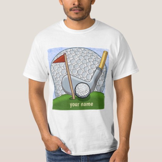 T-shirt à voilure de golf (Devant)