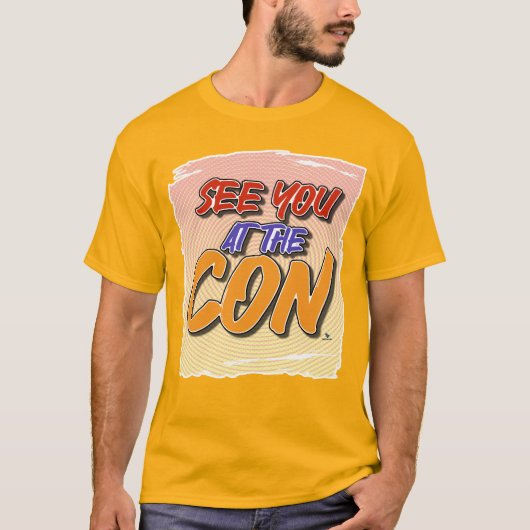 T-shirt À Voir : Con Comic Theme Motto (Devant)