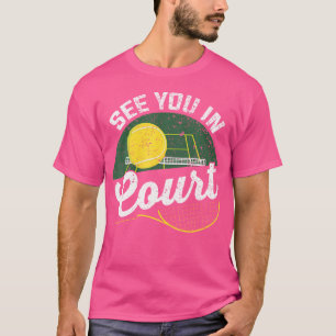 T-shirt A Voir En Court Pour Tennis Player Tennis