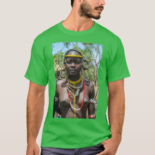 T-shirt A young tribeswoman with beauty scarring