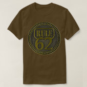 T-shirt AA Rule 62 Button (Design devant)