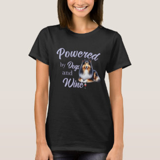 T-Shirt Aangedreven Door Honden & Wijn