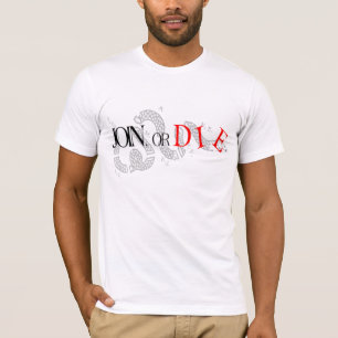 T-shirt aansluiten of sterven