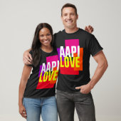 t-shirt Aapi Love Typography (Unisexe)