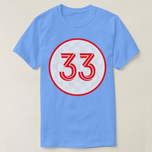 T-shirt Aaron Long Numéro 33 Jersey New York Red Bulls Ins (Design devant)