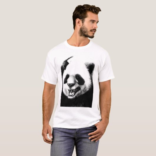 T-shirt Aart Giant Panda White (Devant entier)
