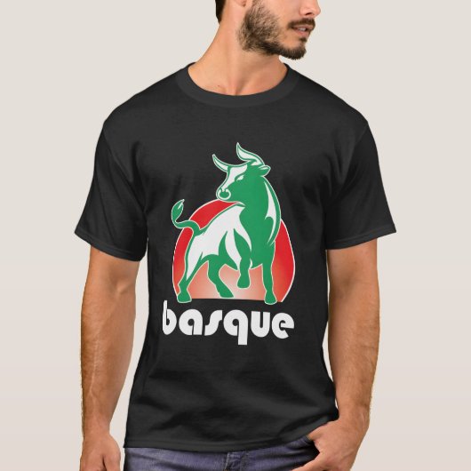T-shirt Aatxe La Fierté Basque Bull Basque (Devant)
