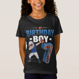 T-Shirt ab boy 7 year old american football 7th birth