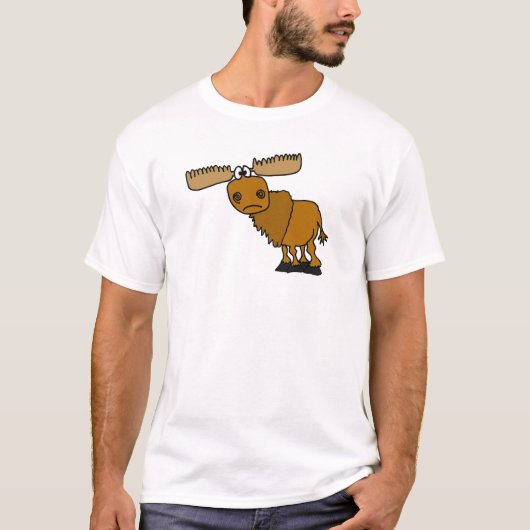 T-shirt AB conception maladroite d'orignaux (Devant)