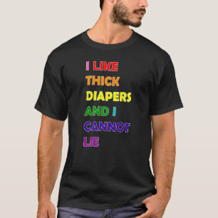 T-shirt AB DL J'Aime Les Diapositives Épais