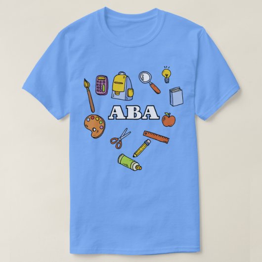 T-shirt ABA Inclusion Enseignant Neurodiversité (Design devant)