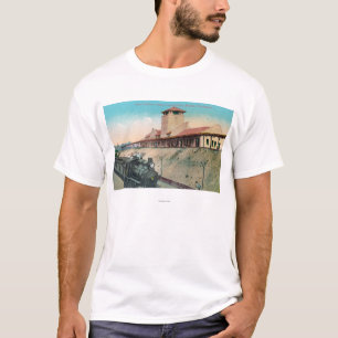 T-shirt Abaissez la vue du grand dépôt du nord et