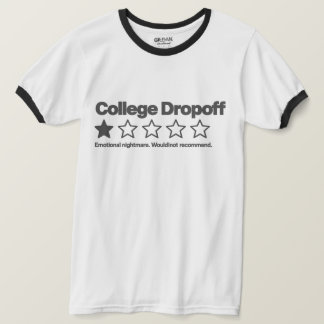 T-shirt Abandon à la Fac – Une Étoile de Critique