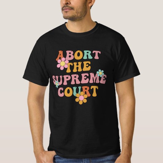 T-shirt Abandonner La Cour Suprême (Devant)
