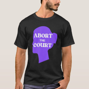 T-shirt Abandonner la Cour Vintage Pro Roe Droits des femm