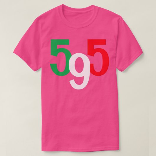 T-shirt Abarth 595 Italien (Design devant)