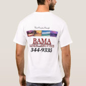 T-shirt Abat-jour et volets de BAMA (Dos)