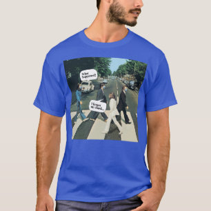 T-shirt Abbey Road J'Ai Oublié Ma Chemise Masque Pour Les