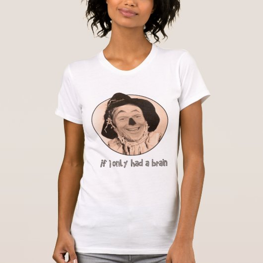 T-shirt Abbott élégant - si j'avais seulement un cerveau (Devant)