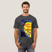 T-shirt Abbott et Costello rencontrent Poster (Devant entier)