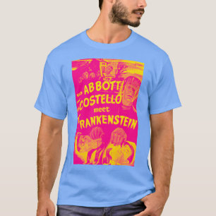T-shirt Abbott et Costello rencontrent Variante rose