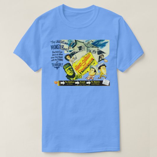 T-shirt Abbott et Costello se rencontrent (Design devant)