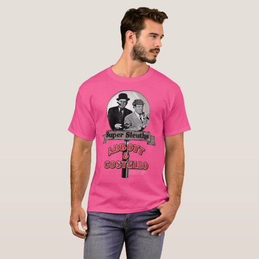 T-shirt Abbott Et Costello Super Sleuths (Devant entier)