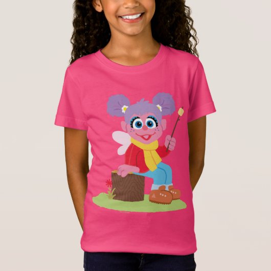 T-Shirt Abby Cadabby | Faire des S'mores (Devant)