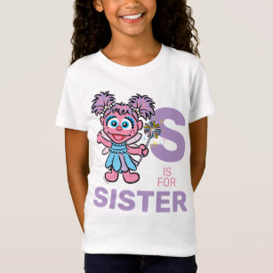 T-Shirt Abby Cadabby   S est pour soeur