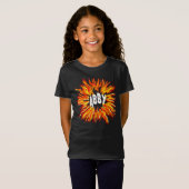 T-Shirt Abby Nom étoile en feu (Devant entier)