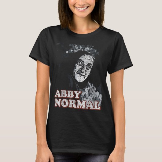 T-shirt Abby Normal Brain Funny Halloween (Devant)