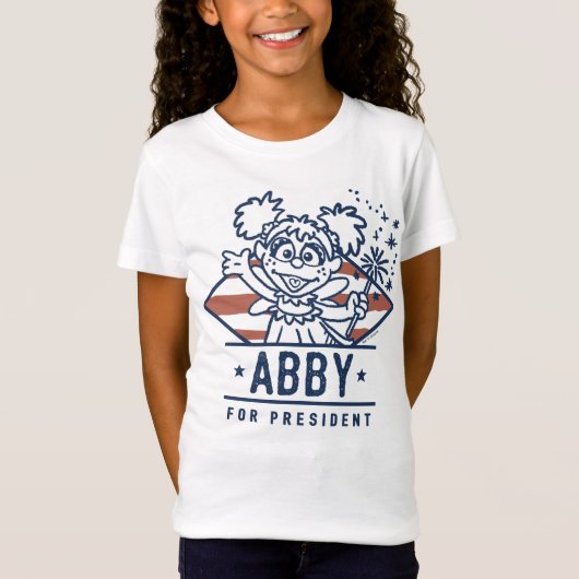 T-Shirt Abby Pour Président (Devant)