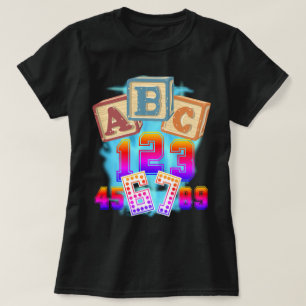 T-shirt ABC 123 67 Enseignant