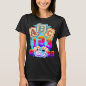 T-shirt ABC 123 67 Enseignant (Devant)