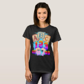 T-shirt ABC 123 67 Enseignant (Devant entier)
