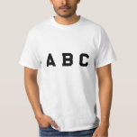 T-shirt  ABC Style<br><div class="desc">Get ready for the school year with this vibrant ABC alphabet shirt, perfect for preschoolers, kindergarteners, and teachers alike. Featuring a playful and educational design, this tee makes learning letters fun for every little student. Whether it’s a back-to-school gift or a cute everyday outfit, the high-quality print ensures the colors...</div>