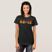 T-SHIRT ABCD (Devant entier)