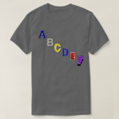 T-SHIRT ABCDEF 2 (Design devant)