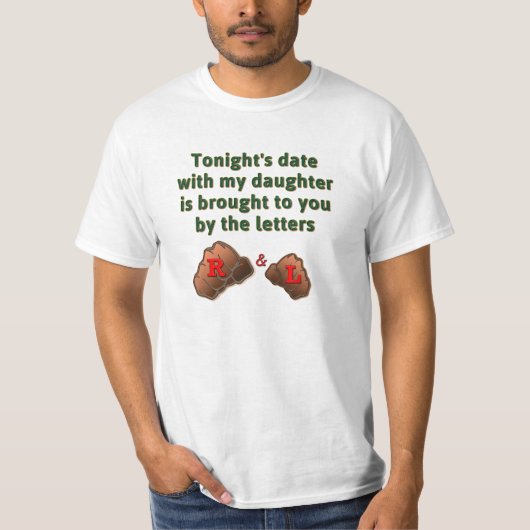T-shirt ABC's of Dating my Daughter (Devant)