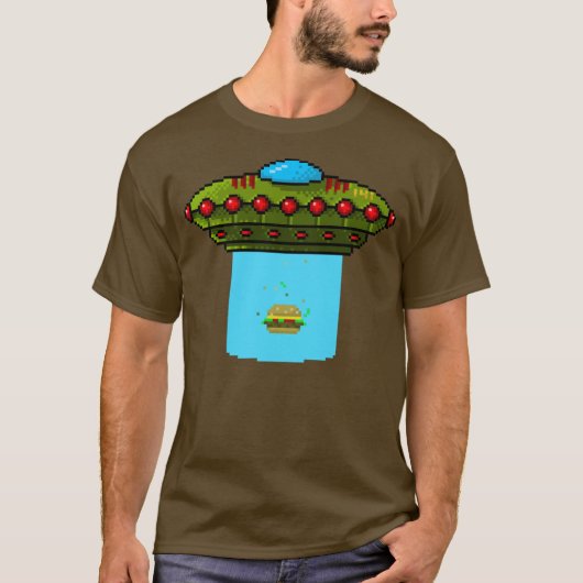 T-shirt Abduction de cheeseburger (Devant)