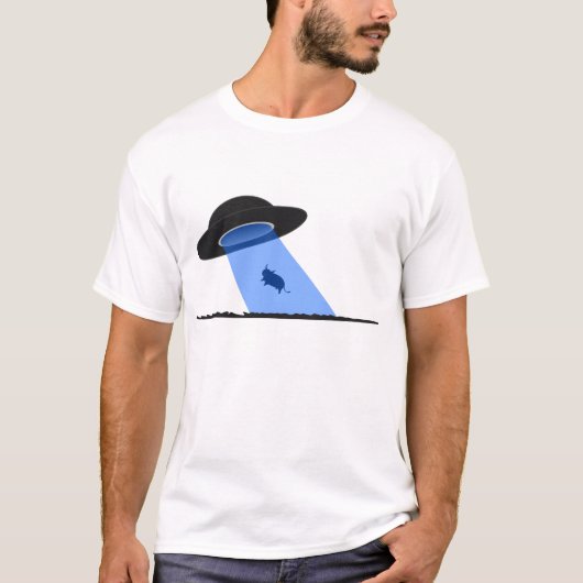 T-shirt Abduction étrangère de vache (Devant)
