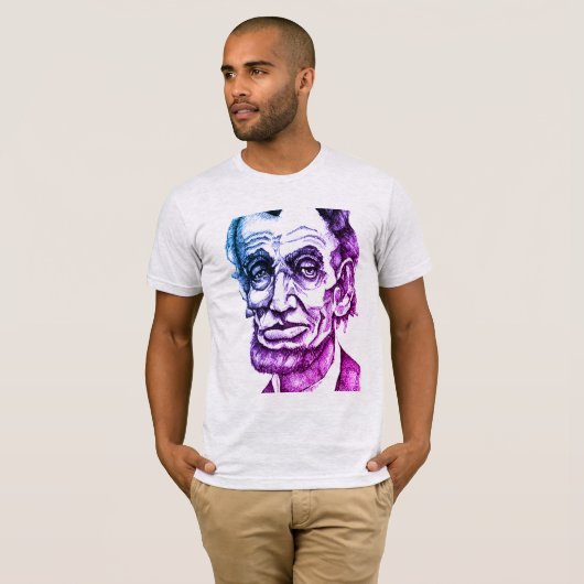 T-shirt Abe honnête (Devant entier)