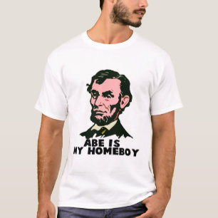 T-shirt abe lincoln est mon garçon