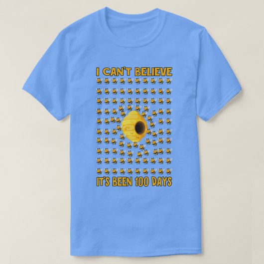 T-shirt Abee Hive Tree 100 jours d'enseignant ou d'étudian (Design devant)