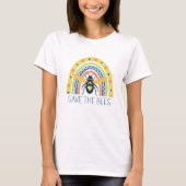 T-shirt Abeignon rétro Apiary Bière de miel Bière Arc-en-c (Devant)