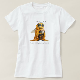 T-shirt Abeille à café