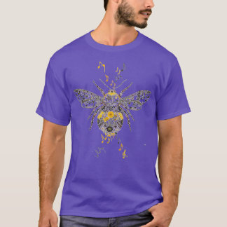 T-shirt Abeille à fleurs