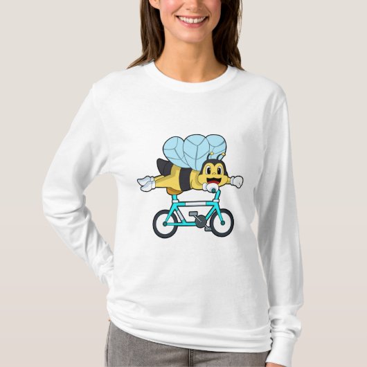 T-shirt Abeille à vélo (Devant)