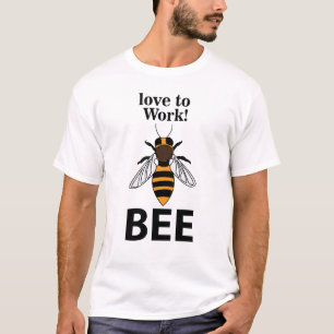 T-shirt Abeille Aimer Travailler Abeille