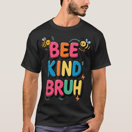 T-shirt Abeille Bumble Bee Kindness Girls Garçons (Devant)